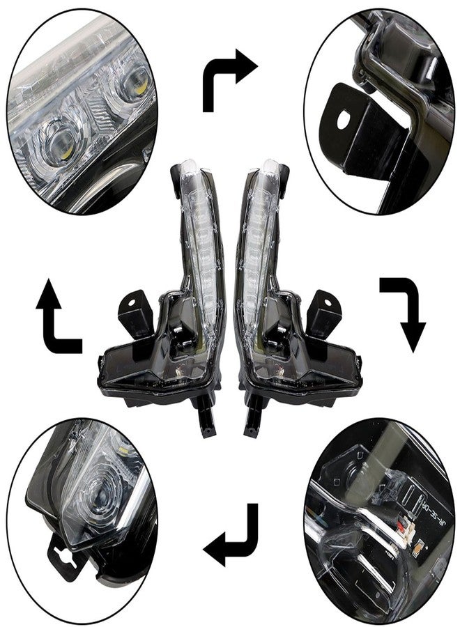 ANTUKO 2Pcs Front Driving Fog Light Daytime Running Light Replacement for 2017-2019 Corolla SE 8144002030 8143002030 - Image 4